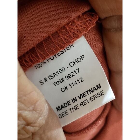 Moa Moa Straight & Pencil Skirt Womens Orange Floral Elastic Waist Ruffle Trim M - Picture 8 of 10